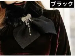 スタイルオンミ マフラー エコファー ティペット ブラック