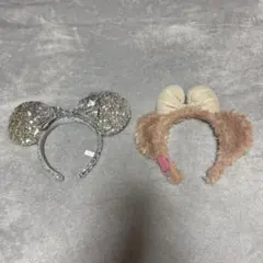 TDL TDS カチューシャ　ミニー　シェリーメイ