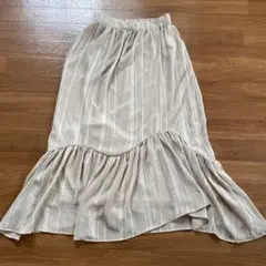 earth music&ecology イレヘム切替スカート　ロングスカート