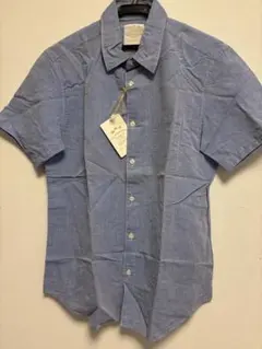 nanouniverse ダンガリーシャツ新品未使用、半袖シャツ最終値下半額済