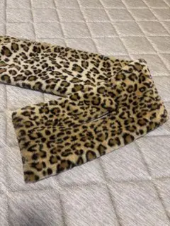 ヒョウ柄 マフラー