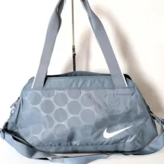 Nike 2wayジムバッグ　ダッフルバッグ　ボストンバッグ ドット柄　グレーのサムネイル
