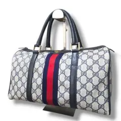 グッチ オールドグッチ ミニボストンバッグ シェリーライン GG柄 マーモント