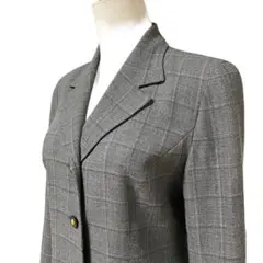 VIVID Boutique チェック柄 セットアップスーツ グレー 9号