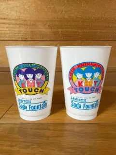 13-79 レア 限定品 ★ アニメ タッチ タンブラー 2個セットのサムネイル