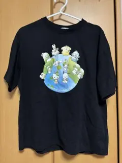 サンリオキャラクター 半袖Tシャツ 黒
