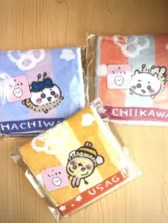 ちいかわ　キャラクター　ミニタオル　未使用　タグ付き　３種