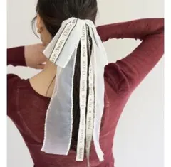 SNIDEL 【Chacott】リボンシュシュ　ホワイト