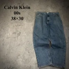 00s カルバンクライン（38×30）USA＊バギーデニムパンツ＊極太＊ワイド＊のサムネイル