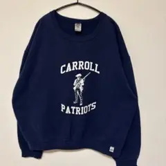 47 US 古着 RUSSELL ATHLETIC ラッセル 前V スウェット