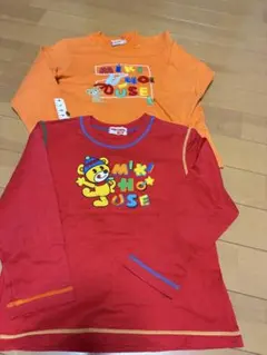 男の子　110サイズ　ミキハウス MIKIHOUSE 長袖 ロンT レトロ