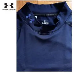 UNDERARMOUR GOLF 長袖ハイネックシャツ　COLDGEAR紺　XL
