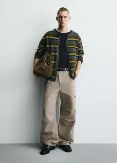 【新品未使用】ZARA カーゴパラシュートパンツ 完売品