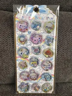 あわわちゃん ウォーター シャカシャカ フレーク ぷっくりシール 立体シール