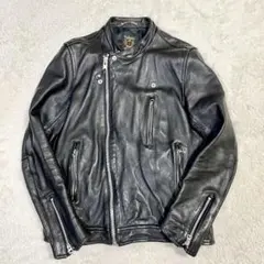 ショット × アタッチメント STUDIOUS限定 ラムレザー ダブルライダース