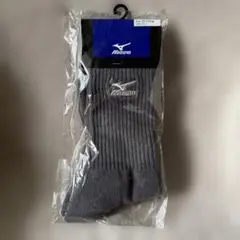 【新品未使用品】MIZUNO ソックス 25〜27cm グレー