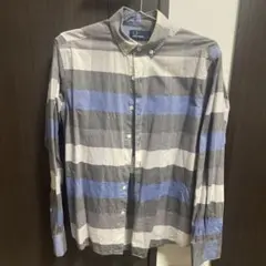 送料込❗️FRED PERRY ストライプ長袖シャツ Sサイズ　フレッドペリー