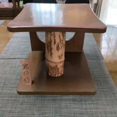 新品・未使用〛盆栽台 巻足 唐木造 / 中国 花台 飾台 香炉台 - メルカリ