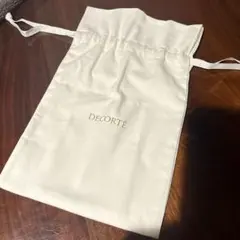 DECORTÉ ホワイト巾着袋