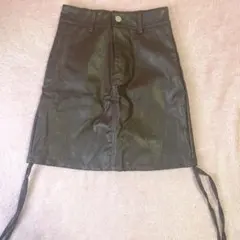 ZAYOSHE 茶色 スカート S インナーパンツ付き