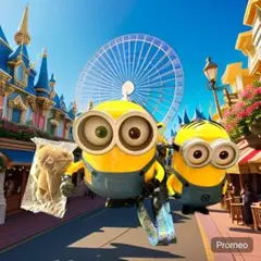 USJミニオンポップコーンバケツ＆ドリンクホルダー