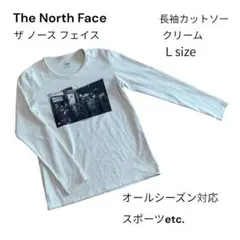 THE NORTH FACE 長袖カットソー クリーム L ザノースフェイス