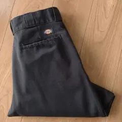 Dickies 874BK/ワークパンツ/チノ/黒/古着/実寸W31L29