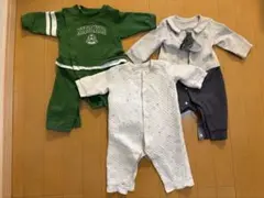 【70サイズ程度】カバーオール3点セット