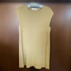 DoCLASSE ノースリーブ ニット マスタード
