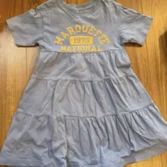 美品♡キッズTシャツ半袖ワンピース 110cm ブルー