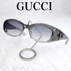 GUCCI グッチ メタルロゴ　vintage サングラス　Y2K 廃盤モデル GUCCI グッチ クリアグリーン サングラス メタルロゴ Y2K Gロゴ