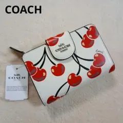 極美品】COACH コーチ チェリー さくらんぼ ショルダーバッグ ミニ 白
