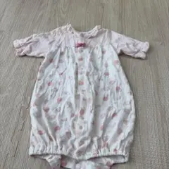 果物柄 ピンク ツーウェイ・ドレスオール