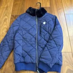 Callaway ネイビー ファー付きジャケット M