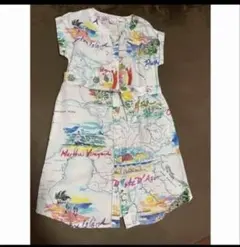 【要自己紹介一読:美品】GAP ガールズ プリントワンピース