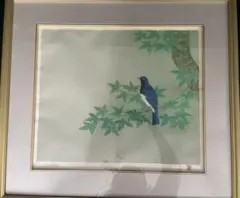 森田りえ子 「山桜」リトグラフ 直筆サイン・落款・エディション・作品