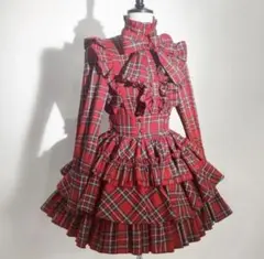 CATCOCOONクラシカルドール 長袖 セットアップ 赤チェック - メルカリ