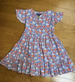 【POLO RALPH LAUREN】花柄 半袖ワンピース (114-121)