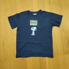 スヌーピー キッズ Tシャツ 140 半袖 PEANUTS ネイビー