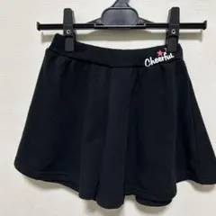 120 黒 キュロット キッズ