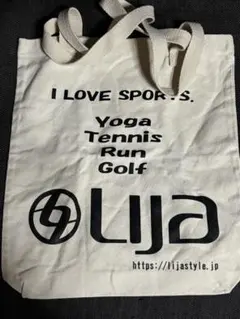 Lija トートバッグ I LOVE SPORTS.