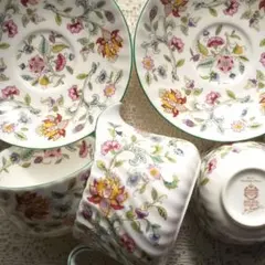 [廃盤][希少価値][ハドンホール]ミントン　カップ＆ソーサー【訳あり】