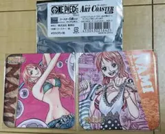 ワンピース ナミ アートコースター ONE PIECE レア 麦わらストア