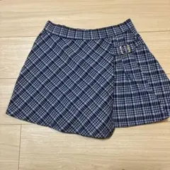 ZARAチェック柄ラップキュロット 150女の子