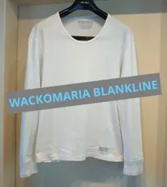 【美品！】WACKO MARIA ブランクライン　Мサイズ 長袖　白のサムネイル