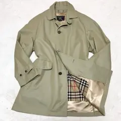 たまちゃん様専用　バーバリー　ステンカラーコート　￼￼ライナー付　ノバチェック