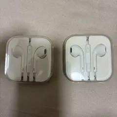 Apple iPhone イヤホン　未使用　２つ