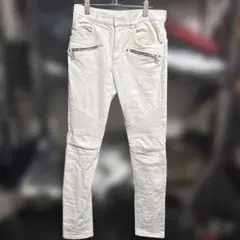 Balmain biker skinny denim pants size27