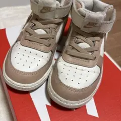 NIKE ハイカットスニーカー ホワイト/ベージュ 16.0cm
