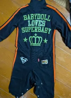 BABYDOLL スーパーベイビー ロンパース 90cm